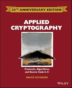 Applied Cryptography: Protocols, Algorithms and Source Code in C by Bruce Schneier